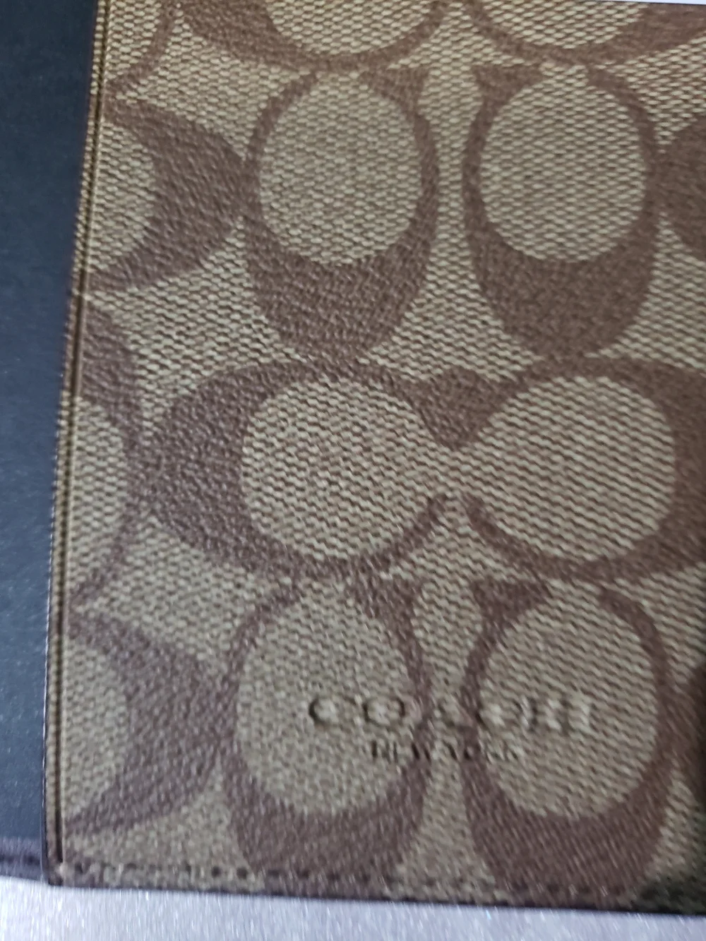 Coach Signature  Notebook And Sunglass Case